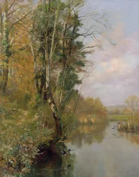 Řeka Frome, Morton nr Dorchester, 1901
